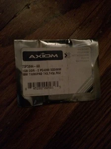 Axiom 1GB DDR 2 PC4200 SODIMM IBM Thinkpad T43, T43p, R52 Model 40Y7734-AX - Picture 1 of 1