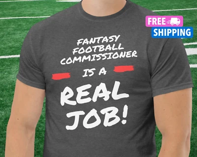 Maglia Fantacalcio Divertente Maglia Commissario Fantacalcio Draft Day Shirt - Immagine 1 di 4