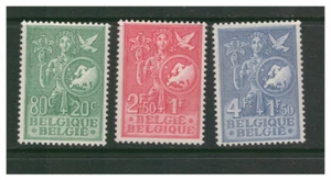 BELGIUM BELGIE BELGIQUE 1953 EUROPEAN CHILD WELFARE FUND LIGHTLY MOUNTED MINT - Picture 1 of 1