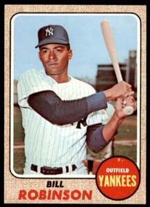 1968 Topps Bill Robinson  EX-MINT New York Yankees #337