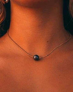Black Single Pearl | Premium Black Pearl | Authentic Leather - Picture 1 of 13