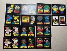 1984 Topps Trivia Battle Game Sticker Lot (14) cards