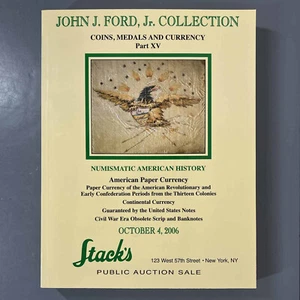 JOHN J FORD COLLECTION - Part XV (15) - Oct 4, 2006 - American Paper Currency - Picture 1 of 9
