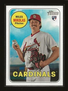 2018 Topps Heritage High Number Miles Mikolas St. Louis Cardinals RC (#559) C - Picture 1 of 2