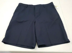 Izod Golfshorts Herren 38 blau marine Stretch feuchtigkeitsableitend Reißverschlusstaschen Sonnenschutz - Bild 1 von 12
