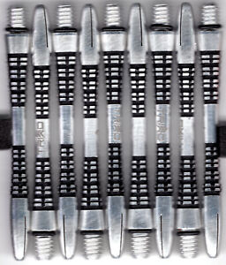 WINMAU TRIAD Medium Black Aluminium Dart Shafts: 1 Set of 3