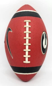 GEORGIA BULLDOGS ~ NIKE 9" MINI FOOTBALL ~ RUBBER - Picture 1 of 4