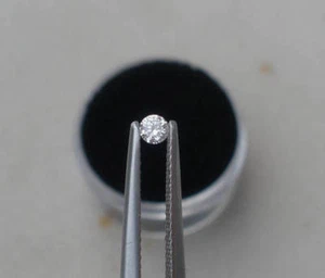  3.5mm White Natural Diamond Loose Faceted Round VS2 Clarity - Picture 1 of 6
