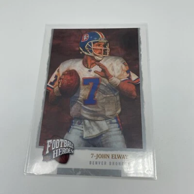 2008 Upper Deck Football Legendary Heroes # 231 John Elway/Checklist - Image 1 of 2