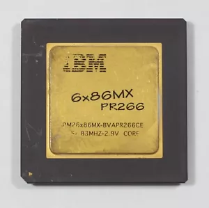 Socket 7 Processor - IBM 6x86MX PR266 - 83MHz bus - TESTED - Picture 1 of 2