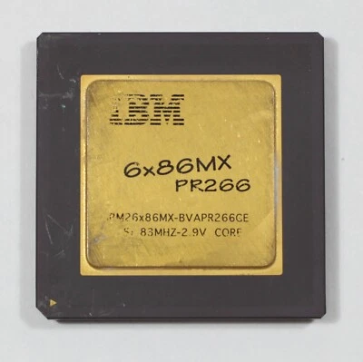 Socket 7 Processor - IBM 6x86MX PR266 - 83MHz bus - TESTED - Image 1 of 2
