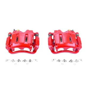 Power Stop Front Red Calipers w/Brackets Fits 05-12 Ford F-250 Super Duty - Picture 1 of 10