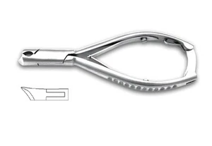 Diabetiker Kopfschneider Nagelzange halbe Schneide Fußpflege 13,5 cm / 14 mm - Bild 1 von 3