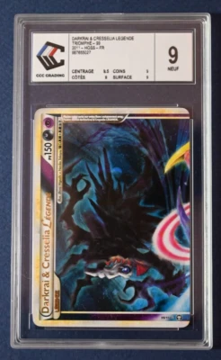 Darkrai & Cresselia 99/102 HGSS Triomphe : gradé par CCC grading noté 9. - Photo 1/4