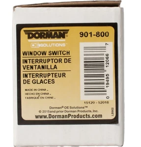 Dorman Master Window Switch Fits 2000-2004 Nissan Frontier Subaru Legacy 901-800 - Picture 1 of 4