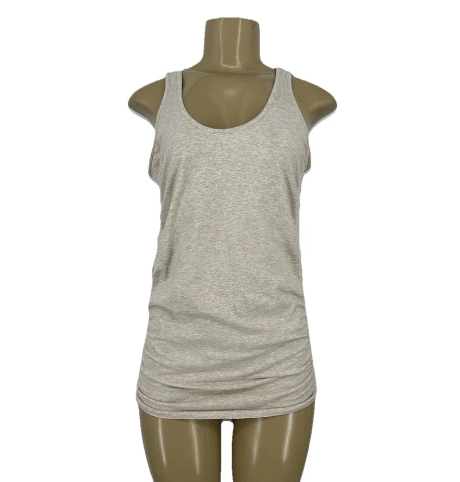 Athleta 438725 Medium Women Pure Tank Top Organic Cotton Blend Stretchy 35-26 - Image 1 of 4