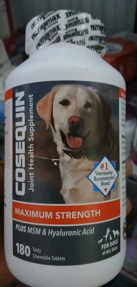 Cosequin Plus MSM Joint Health  for Dogs - 180 Chewable Tablets  Exp 2027 - Image 1 of 1