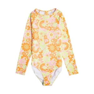 Roxy Girl's Last in Paradise One-Piece Mock Orange Piece of Paradise L 12 NEW - Picture 1 of 1