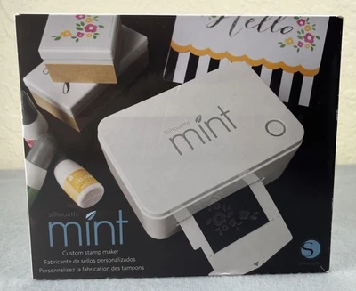 Máquina para hacer estampillas personalizadas Silhouette como nueva SILUETA-COMO NUEVA SELLADA Foto 1 de 4