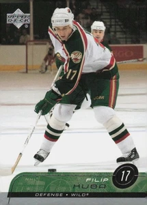 Tarjeta de hockey 2002 Upper Deck #90 Filip Cuba Defenseman Minnesota Wild - Imagen 1 de 2