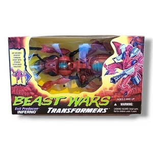 Vintage 1996 Kenner Transformers Beast Wars Evil Predacon Inferno Complete - Picture 1 of 16