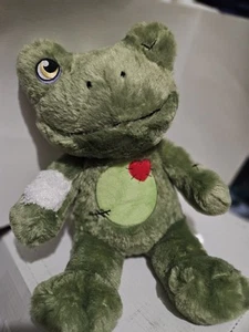 Build a Bear Halloween Zombie Frosch Stofftier dunkelgrün 17 Zoll - Bild 1 von 2