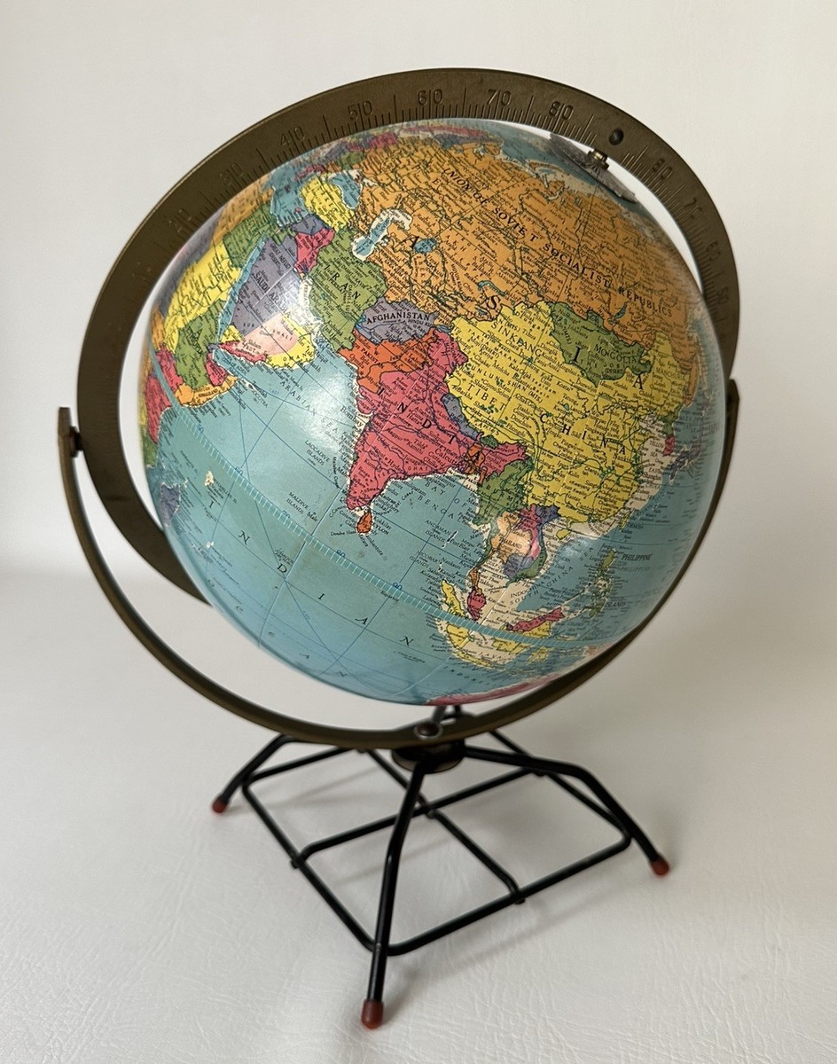 Replogle 1950-1959 Date Range Antique World Globes