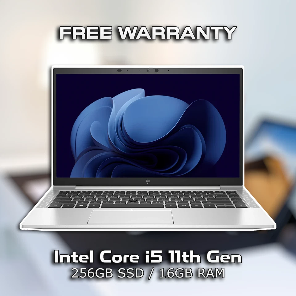 2021 HP EliteBook 840 G8 14 дюймов Windows 11 (Intel i5 11-й / 16 ГБ RAM / 256 ГБ SSD) - Изображение 1 из 4