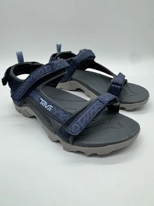 Teva Unisex Kind Jugend Kinder Größe 6 Tanza Sport Sandale grau blau - Bild 1 von 10