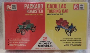 SEALED MODEL KIT ITC MIDGET MODELS 2 KITS IN 1 PACKARD ROADSTER & CADILLAC TOURI - Picture 1 of 1