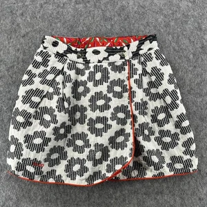 Kenzo Paris Girl's Black/White Bowling Print Skirt Wrap 8 - Picture 1 of 9
