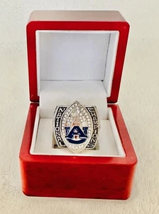 2010 Auburn Tigers NCAA National Championship Ring W Box, Cam Newton, US SHIP - Picture 1 of 4