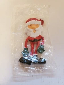 Christmas Santa Vintage 3.25" Bendable Toy Figure - Picture 1 of 4