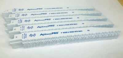 FREUD (100 PACK) Avanti Pro Recip Blades Bi-Metal 9” 6/12 TPI PS0912AW Wood / Nails