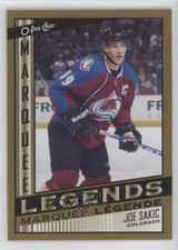 2013-14 O-Pee-Chee Marquee Legends Gold Joe Sakic #ML-6 HOF