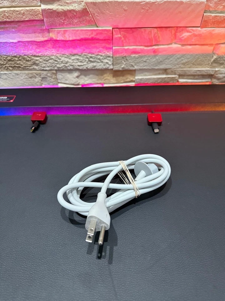 Apple Netzstecker Stromkabel US Typ B für MacBook / iMac / MagSafe – Weiß – Orig - Bild 1 von 1