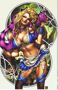 GRIMM MÄRCHEN ALICE IM WUNDERLAND 4 BLUERAINBOW EXCL L/E 500 NEI RUFFINO NM - Bild 1 von 1