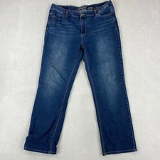 Buffalo by David Bitton Straight Leg Denim Jeans Women's 14x30 Blue Mid Rise