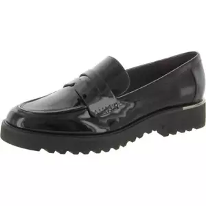 Camrynn Black Patent Franco Sarto Loafers - Picture 1 of 3