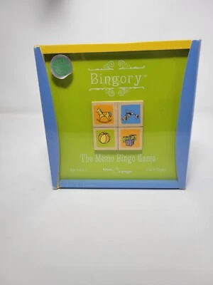 Bingory Wooden Box Game Bingo Plus Memory Game - Image 1 of 3