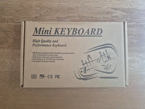 KeySonic ACK-595U Wired Mini Keyboard (USB) In Mini-layout. Brand new - Picture 1 of 5