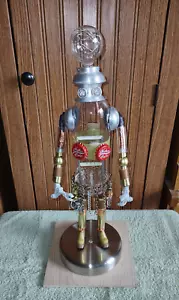 Steampunk Woman Bot / Robotic / made With found objects and Custom Made Items - Picture 1 of 8