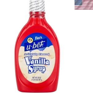 Deluxe 20 Oz Vanilla Syrup - Premium Flavoring for Coffee and Cocktails - Picture 1 of 4
