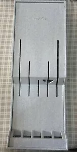 Cutco portaparete in plastica coltello da appendere forchetta supporto vassoio 5 slot - Foto 1 di 3