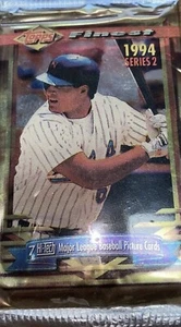 1994 Topps Finest Baseball Series 2 Unopened Pack (1) Fresh, Sealed RARE 🔥 - Picture 1 of 3