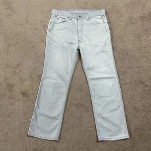 Vintage Levi’s 415 Gray Straight Jeans Pants -men’s 36x29 / 34x29 Brown Tab USA - Picture 1 of 10