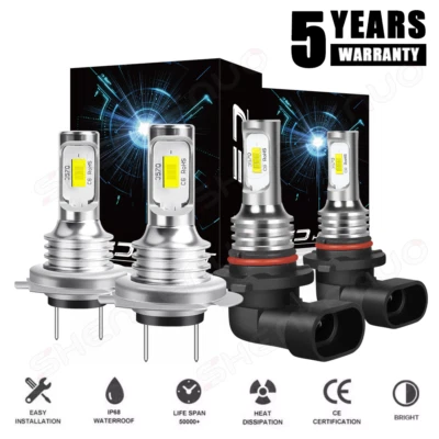 Faro LED súper brillante bombillas altas bajas para Mazda 3 Hatchback 4 puertas 2004-2009 Foto 1 de 4