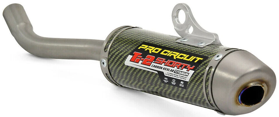 Pro Circuit 1132212K TI-2 Carbon/Titanium Silencer Fits Yamaha YZ125 2022-2024 - Image 1 of 2