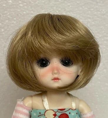 Peluca Muñeca Colección Monique, DORIS TALLA 5-6 RUBIA NUEVA, COMO NUEVA  Foto 1 de 2