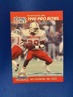 Eric Dickerson Pro Bowl-1990 Pro Set series-Colts #338 SHORT PRINT - Image 1 of 2